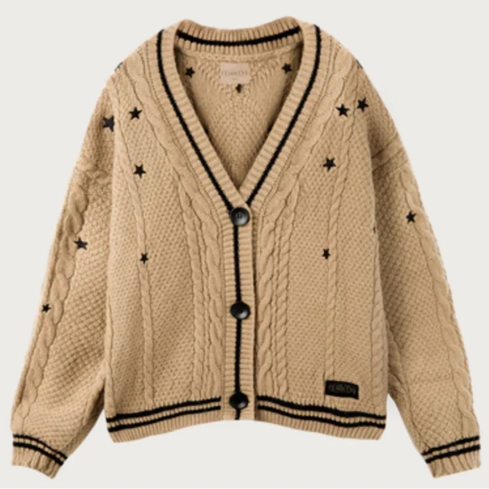 Taylor Swift Official Fearless Cardigan Gorgeous tan! New in Packaging
